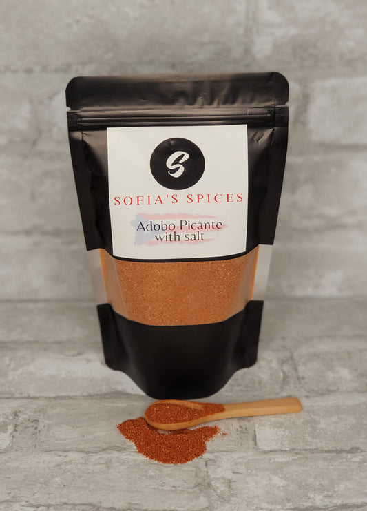 Adobo picante with salt